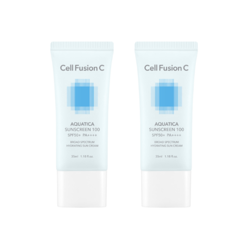 Cell Fusion C Aquatica Sunscreen 100 SPF 50+/PA++++ 2x35ml
